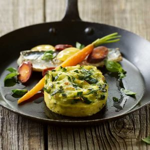Flan van Bereide Courgettes - Traiteur de Paris