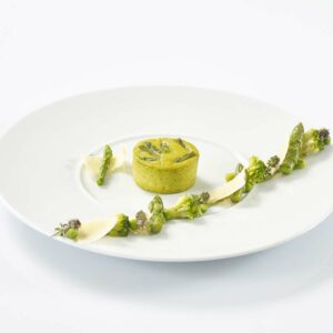 Groene Asperges met Parmezaanmousseline - Traiteur de Paris